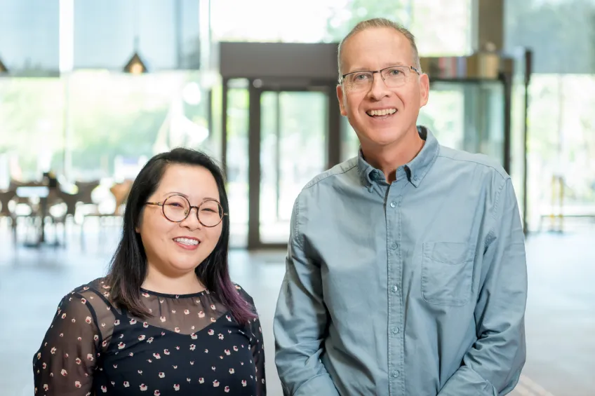 Portrait of Megg Garcia-Ryde and Gunnar Gouras